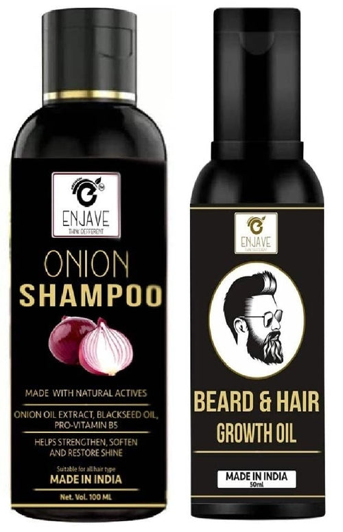 Beard Growth oil & Onion Shampoo